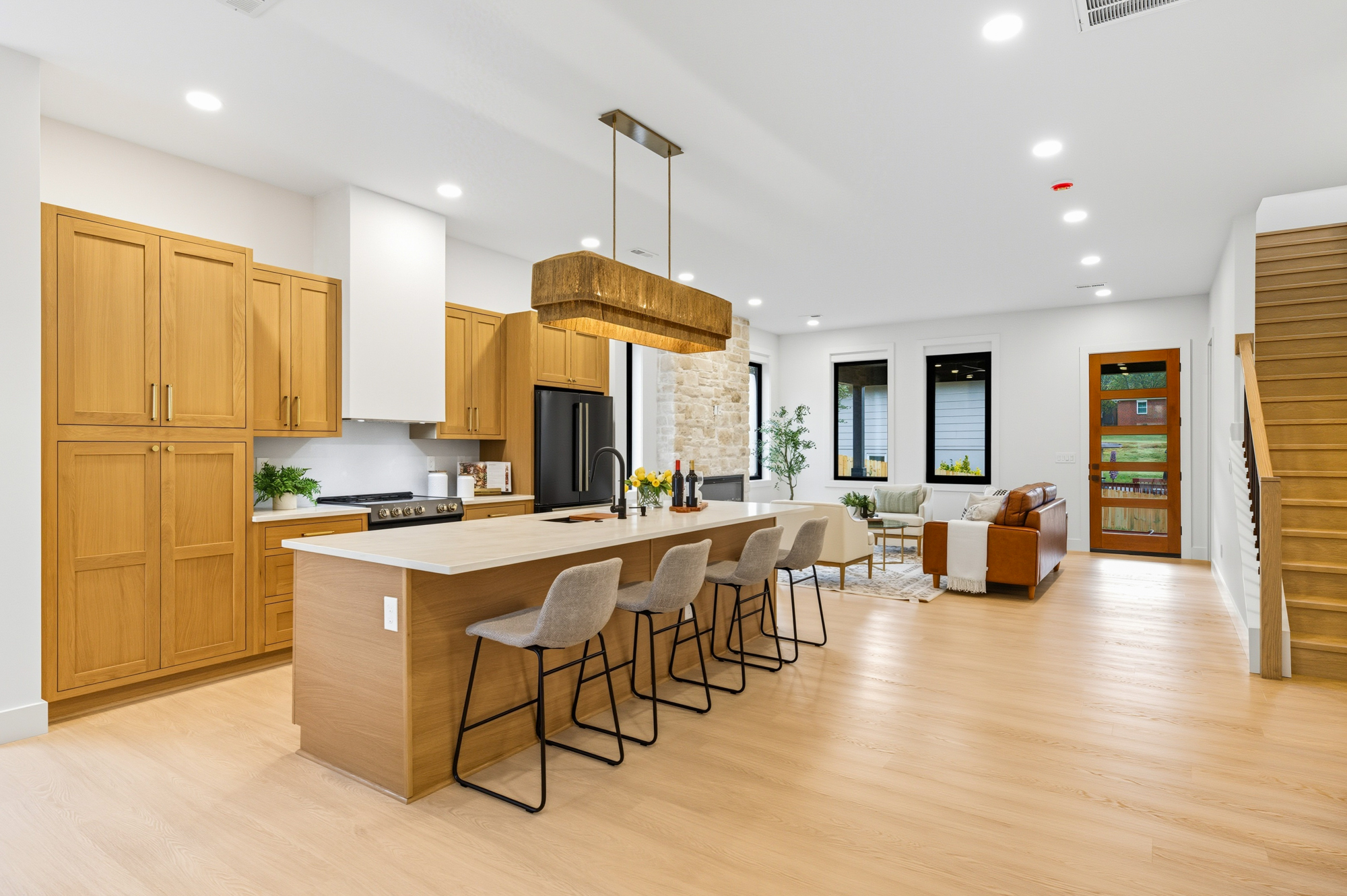 Kitchen space of a new construction MLS Listing in Knoxville TN